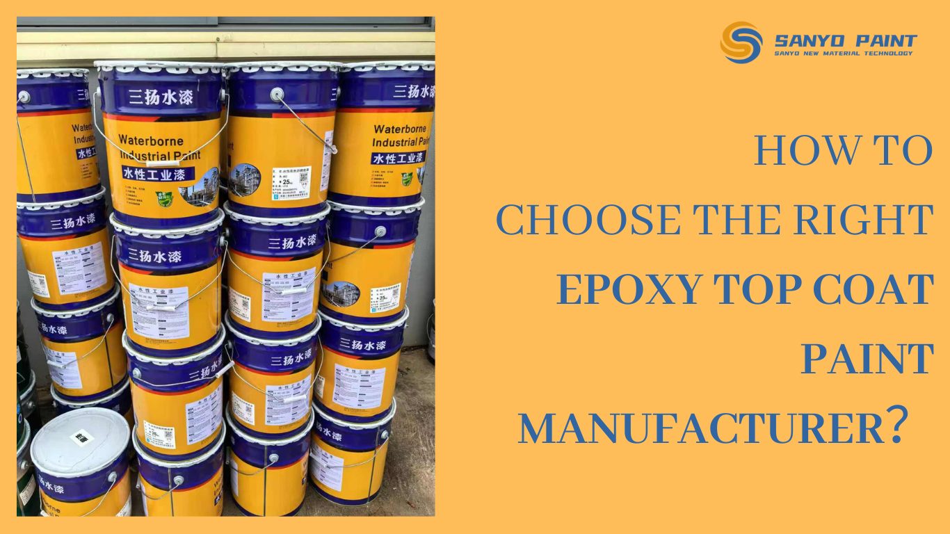 How to Choose the Right Epoxy Top Coat Paint Manufacturer？