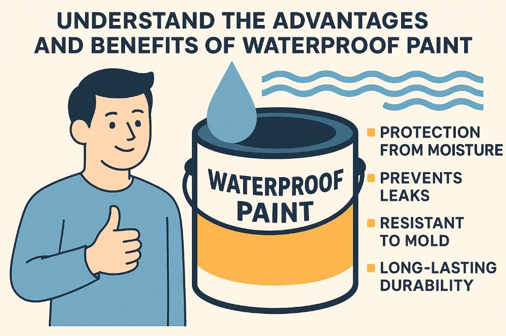 the advantages and benefits of waterproof paint