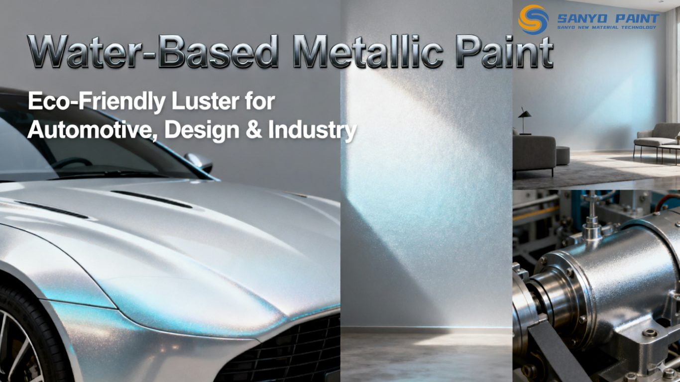 Water-Based Metallic Paint: Definition, Uses & Sanyo Paint’s Coating Solutions